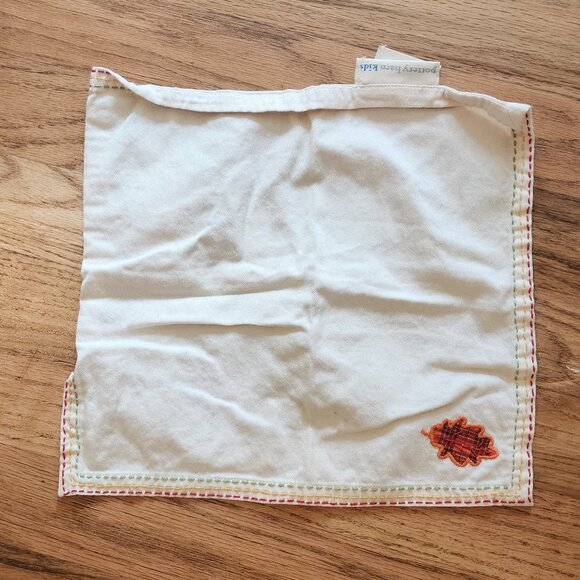 Set of 2 Pottery Barn Kids Thanksgiving turkey placemat napkin set - Picture 4 of 5